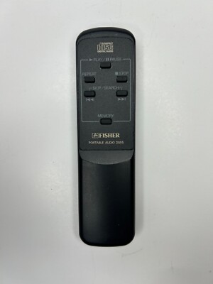 Fisher DS55 Remote Control, Black - OEM for Portable Boombox Stereo PH-DS55-image
