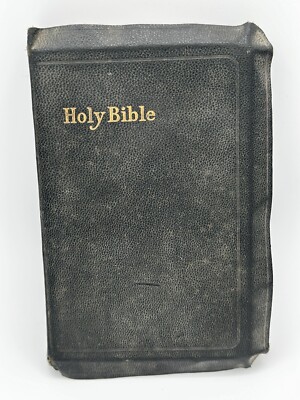 Holy Bible King James Version Self Pronouncing The John C. Winston Co Antique-image