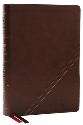 Thomas Nelson NKJV, Word Study Reference Bible, Leathersoft, Bro (Leather Bound)-image