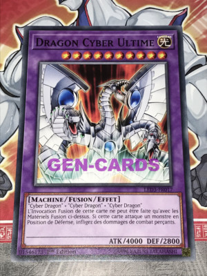 YU GI OH DRAGON CYBER ULTIMATE LED3-FR017 Cards-image