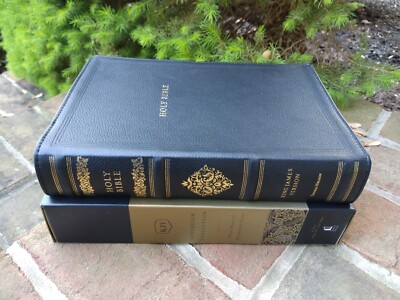 Kjv, Wide-Margin Reference Bible, Sovereign Collection, Genuine Leather, Black,-image