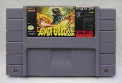 Super Godzilla Nintendo SNES Game Cartridge Only Tested -image