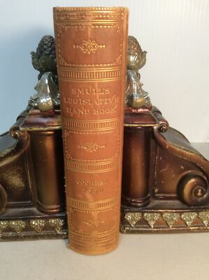 SMULL'S LEGISLATIVE HAND BOOK 1890 Cochran * Very Good Condition * Leather-image