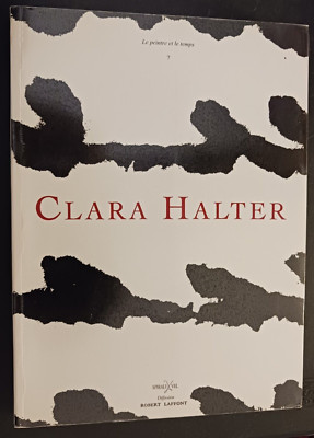 Clara Halter Trace 1992 art exhibition catalog Robert Laffont painting-image