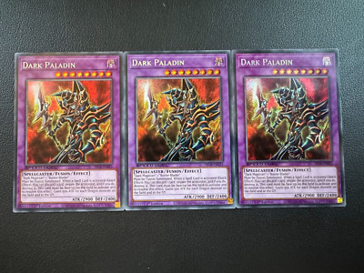 Yugioh 3x Dark Paladin Secret Rare SBCB-EN021 1st Edition NM-image