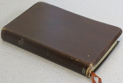 Bible - New American Standard Reference Edition - cowhide leather 1975 Moody-image