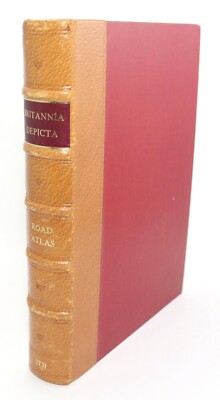 Britannia Depicta or Ogilby Improved Road Atlas of England & Wales 1731 Bowen !!-image