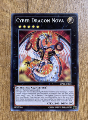 Cyber Dragon Nova | OP01-EN021 | Common | YuGiOh Card | Mint Condition-image