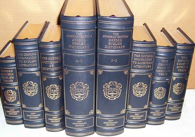 Franklin Library OXFORD REFERENCE CLASSICS OF THE ENGLISH LANGUAGE in 8 vols-image