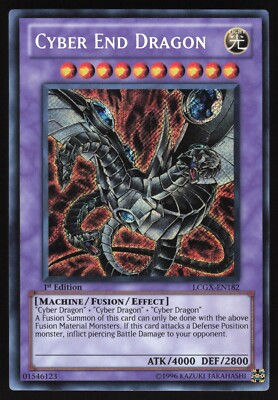 Cyber End Dragon ALT ART - LCGX-EN182 - Secret Rare - 1st Edition Yugioh-image