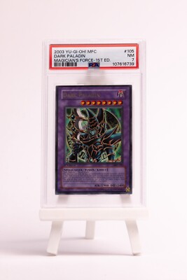 Dark Paladin MFC-105 Ultra Rare 1st Edition PSA 7 Magician's Force-image