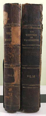 1836 Vols IX & XI, Writings GEORGE WASHINGTON as Commander-in-Chief & President-image