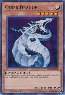 Cyber Dragon - DUSA-EN057 - Ultra Rare - 1st Edition NM YuGiOh!  Duelist Saga-image