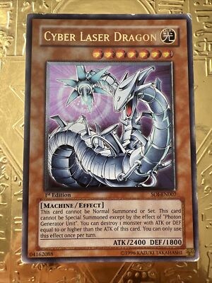 cyber laser dragon ultimate rare 1st Edition soi-en007 (1)-image