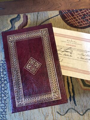 LEADING WITH MY CHIN - Easton Press - Jay Leno SIGNED 1st Edition W/COA- MINT!-image