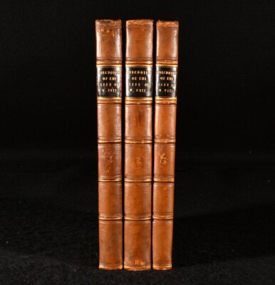1792 4vol Anecdotes of the Life of William Pitt Earl Chatham Speeches in Parl...-image