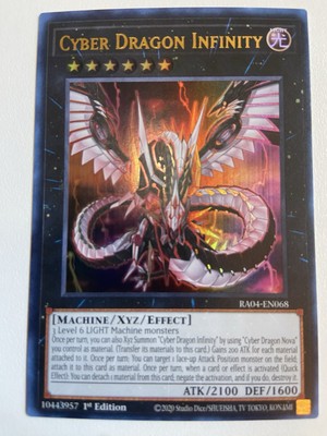 Cyber Dragon Infinity (UR) RA04-EN068 Quarter Century Stampede 1st Edition-image