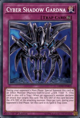 1st Ed Cyber Shadow Gardna LEDD-ENB21 Yugioh-image