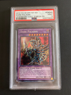 Yugioh! Dark Paladin 1st Edition LCYW-EN048 English Secret Rare PSA 9-image