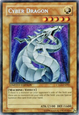 Cyber Dragon - CT03-EN002 - Secret Rare - Limited Edition - NM-image