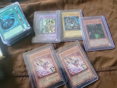Lot - 46 Japanese Yugioh Cards - Dark Magician, Dark Paladin Holo-image