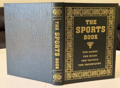 Easton Press THE SPORTS BOOK-GAMES, RULES, TACTICS, TECHNIQUES Leather MINT-image