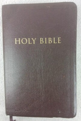 Holy Bible King James Reference Bible 1994 Zondervan Giant Print Bonded Leather-image