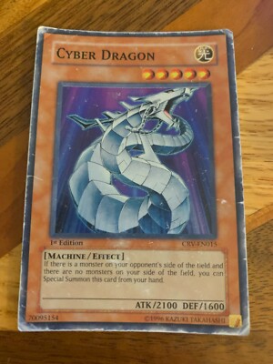 Cyber Dragon CRV-EN015 1st Edition Super Rare HP + BONUS-image