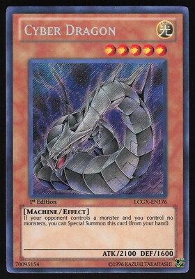 Cyber Dragon ALT ART - LCGX-EN176 - Secret Rare - 1st Edition Yugioh US Print-image