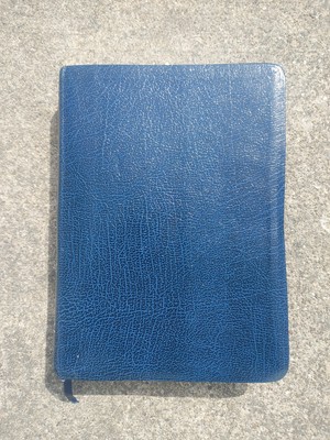 Thompson Chain Reference Bible 1990 NIV Red Letter Kirkbride Co. Blue Leather-image