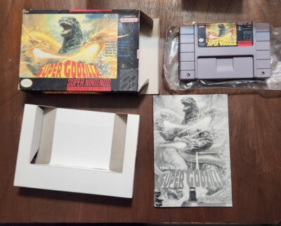 Super Godzilla (SNES) CIB  - Super Nintendo!!-image