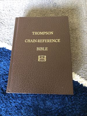 1988 Thompson Chain Reference Bible KJV Kirkbride Bible Red Letter Ed. Hardcover-image