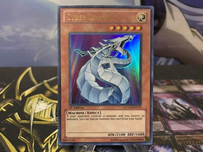 Yugioh Cyber Dragon LCGX-EN175 1st Edition Ultra Rare LP-image