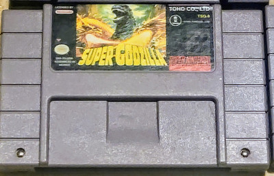 SUPER NINTENDO SNES GAME CARTRIDGE ONLY GODZILLA TOHO CO-image