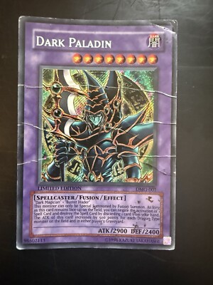 Yu-Gi-Oh! Dark Paladin - DMG-001 - Secret Rare - Limited Edition - Damaged-image