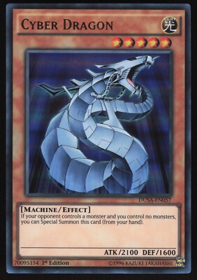 Cyber Dragon - DUSA-EN057 - Ultra Rare - 1st Edition Yugioh-image