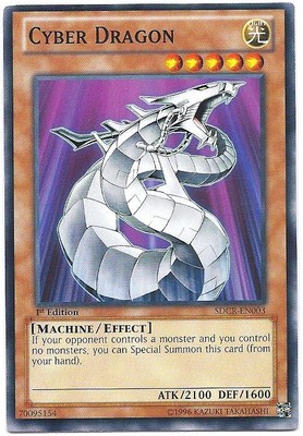 1 x Cyber Dragon - SDCR-EN003 - Common - 1st Edition Near Mint, English-image