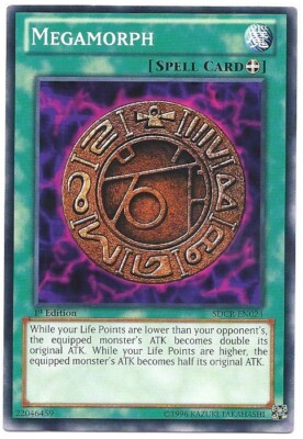 3 x Megamorph - SDCR-EN024 - Common - 1st Edition Near Mint, English-image