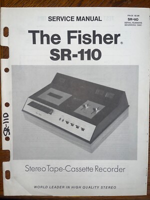 Fisher SR-110 Stereo Cassette Recorder Original-image