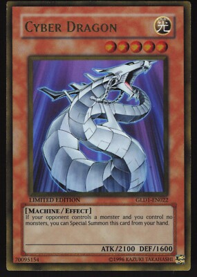 Cyber Dragon - GLD1-EN022 - Premium Gold Rare - Yugioh 3-image