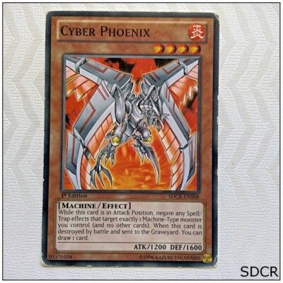 Cyber Phoenix - SDCR-EN008 - Common 1st Edition Yugioh-image