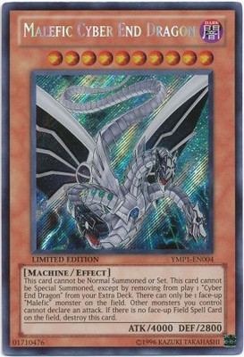 Malefic Cyber End Dragon YMP1-EN004 Secret Rare Limited Edition-image