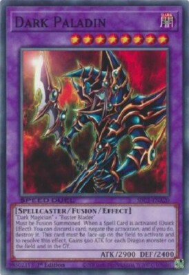 Yugioh - Dark Paladin - 1st Edition LP - Plus Free Holographic Card-image