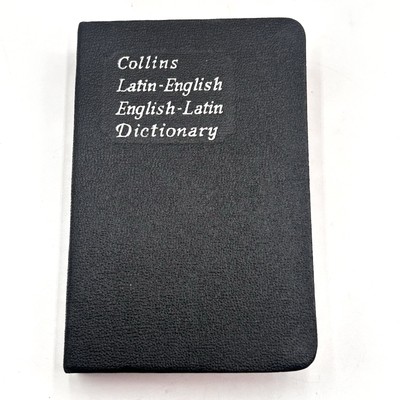 Collins Latin Gem Dictionary: Latin-English English-Latin pocket 1966 vintage VG-image