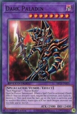 Yugioh - Dark Paladin - 1st Edition - NM - Free Holographic Card-image