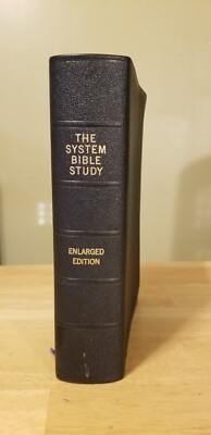 The System Bible Study KJV Enlarged Edition Morocco Leather 1968-image