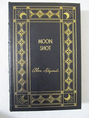 1997 Moon Shot SIGNED Copy Alan Shepard & Deke Slayton Easton Press w/ COA-image