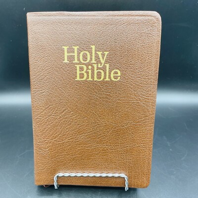 Holy Bible Teachers Reference Edition 1959 Red Letter Concordance Brown Cover-image