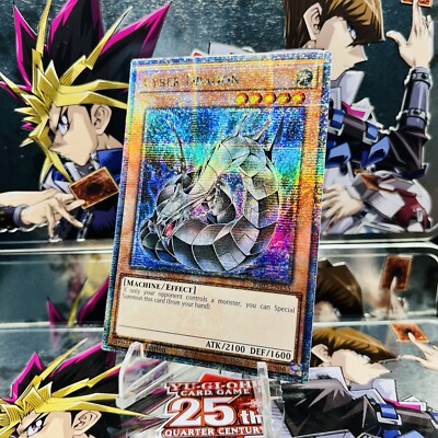 Yugioh Cyber Dragon (Alt Art) RA03-EN155 Quarter Century 1st Ed Near Mint-image