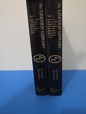 1963 The Lincoln Library Of Essential Information Vol. 1 & 2-image